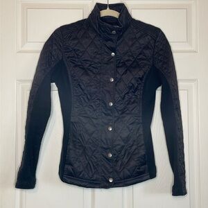 Merona Women's Size Small Quilted Black Jacket